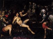 VALENTIN DE BOULOGNE Martyrdom of St Lawrence oil painting
